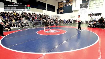 170 lbs Cons. Semi - Julianna Suarez, Northview vs Nicole Chavez, Walnut