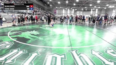 125 lbs Champ. Round 2 - Olivia Engel, Thunder Mountain Wrestling Club vs Korie Giese, NW Spartans Wrestling