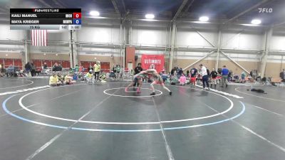 75 kg Rr Rnd 2 - Kaili Manuel, Michigan Wrestling Academy - GHSE vs Maya Krieger, Misfits Kit Kats - GHSE