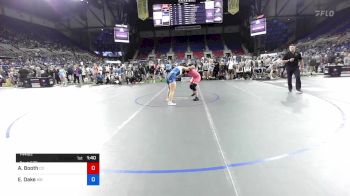 144 lbs Rnd Of 32 - Ashley Booth, Colorado vs Elizabeth Dake, Minnesota