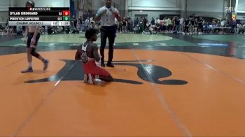 133 lbs Champ. Round 2 - Dylan Drinkard, Belmont Abbey vs Preston LeFevre, Grand Valley State