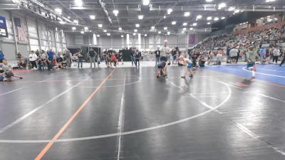 59.8-61 lbs Champ. Round 1 - Mason Cox, Grangeville Youth Wrestling Club vs Jackson Dodd, Deer Park Ironman Wrestling Club