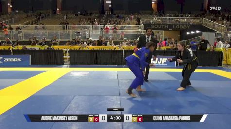 Aubrie Makinsey Axson vs Quinn Anastasia Parris 2025 Pan Kids Jiu-Jitsu IBJJF Championship