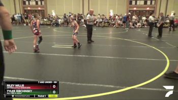 60 lbs Cons. Semi - Riley Willis, Smyrna Little Wrestlers vs Tyler Ribchinsky, All I See Is Gold