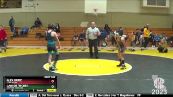 76 lbs Cons. Round 5 - Alex Ortiz, Team Selma vs Carter Fischer, Eastside Cougars