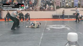 65_B lbs Round Of 64 - Derrick Crawford, Oil City vs Brody Rogers, Neshaminy
