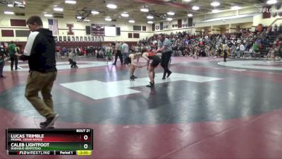 JV-6 lbs Quarterfinal - Caleb Lightfoot, Dubuque Hempstead vs Lucas Trimble, Prairie, Cedar Rapids