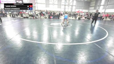 U20 Women - 53 lbs Cons. Round 3 - Addie Morse, OK vs Reanah Utterback, IA