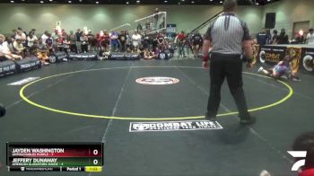 85 lbs Finals (8 Team) - Jeffery Dunaway, American Gladiators-Havoc vs Jayden Washington, Untouchables Purple