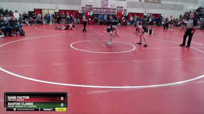 107 lbs Cons. Round 5 - Gage Factor, Tri-City United vs Kaston Clarke, Fulda-Murray Cty Central