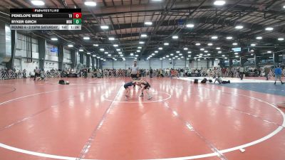 52 lbs Round 4 - 2:15pm Saturday - Penelope Webb, Team Ohio vs Ryker Girch, Maryland GOLD