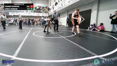 160 lbs Quarterfinal - Conner Davidson, Roland Youth League Wrestling vs Jarius Johnson, Pitbull Wrestling Academy