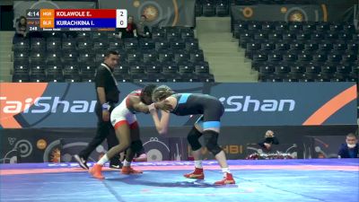 57 kg Bronze - Esther Kolawole, NGR vs Iryna Kurachkina, BLR