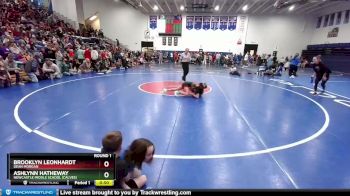 80-86 lbs Round 1 - Ashlynn Hatheway, Newcastle Middle School (Calves) vs Brooklyn Leonhardt, Dean Morgan