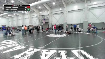 80 lbs 3rd Place Match - Owen Loveless, Sanderson Wrestling Academy vs Cooper Crockett, Sanderson Wrestling Academy