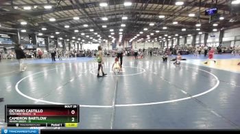 72 lbs Rd# 10- 4:00pm Saturday Final Pool - Cameron Bartlow, Minion Green vs Octavio Castillo, Team New Mexico