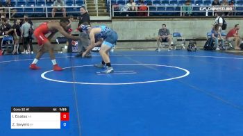 160 lbs Cons 32 #1 - Isaac Coates, Arkansas vs Zach Swyers, New York