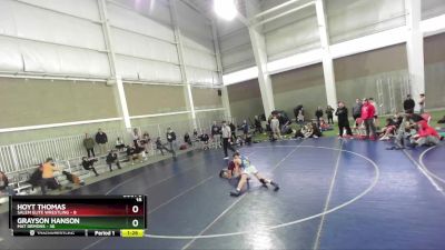 119 lbs Round 2 (4 Team) - Grayson Hanson, Mat Demons vs Hoyt Thomas, Salem Elite Wrestling