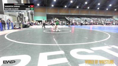 100 lbs Consi Of 16 #1 - Samantha Jordan, Nevada Elite vs Raylene Allison, Sweet Home