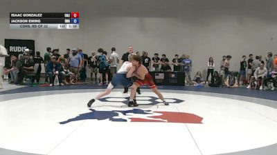 67 kg Cons. Rd Of 32 - Isaac Gonzalez, California vs Jackson Ewing, Boneyard Wrestling Academy