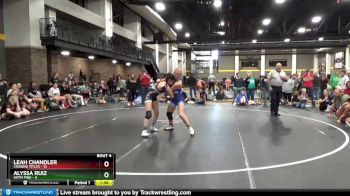 124 lbs Placement (4 Team) - Leah Chandler, Chasing Titles vs Alyssa Ruiz, SOTM Pink