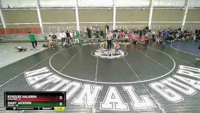 80 lbs Round 2 (4 Team) - Daisy Jackson, Idaho vs Kynzlee Halgren, Utah Red