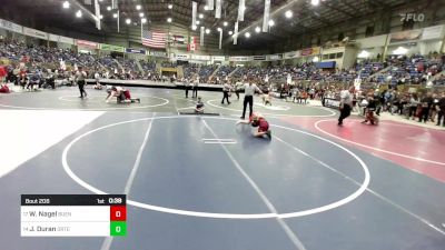 90 lbs Consi Of 16 #2 - Wayne Nagel, Buena Vista Middle School vs Joseph Duran, Ortega Middle School