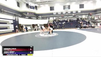 155 lbs Round 2 (4 Team) - Addison Canja, Gold Rush vs Sarah Eddey, Sisters On The Mat