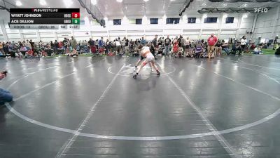 92 lbs Round Robin 1 - Wyatt Johnson, Hoosiers Mafia - EL vs Ace Dillion, Ground Zero Black