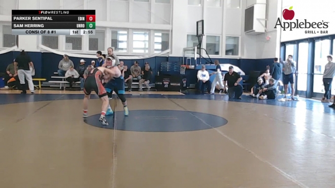 Rob Sentipal 141 lbs Consi Of 8 #1 - Parker Sentipal, Edinboro vs Sam Herring ...