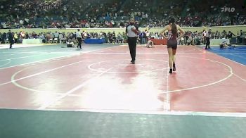 100 lbs Round Of 16 - Lillian Lopez, SEO Wrestling Club vs Payton Deering, Norman Jr High