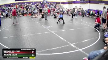 55 lbs Semifinal - Nickole Salem, Legacy Elite Wrestling vs Michael Willford, Gaston Grizzlies