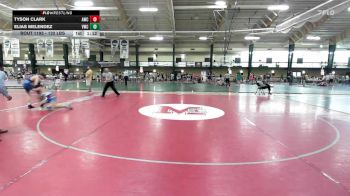 132 lbs Consi Of 8 #1 - Tyson Clark, Arlington Wrestling Club vs Elias Melendez, Viking Wrestling Club