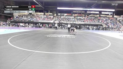 110 lbs Champ. Round 1 - Angie Mensah, Kansas City-Sumner Academy vs Lam Vo, Salina-South HS