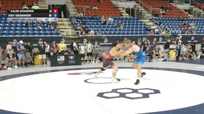 132 lbs Champ. Rd Of 128 - Caleb Schaefer, Indiana vs Joey Enzminger, North Dakota