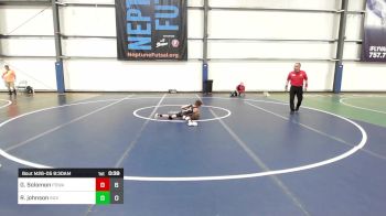 56 lbs Rr Rnd 2 - Gavin Solomon, POWA vs Ryker Johnson, Indiana Outlaws Red