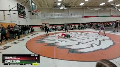 84 lbs Semifinal - Ethan Reed, Riverton USA Wrestling vs Archer Wenzel, Powell Wrestling Club