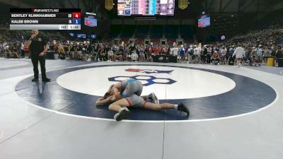120 lbs Cons. Sub-rd Of 64 - Bentley Klinkhammer, South Dakota vs Kaleb Brown, Iowa
