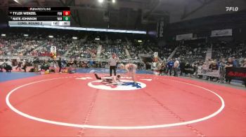 3A-132 lbs Cons. Round 2 - Tyler Wenzel, Powell vs Nate Johnson, Worland