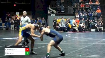 149 lbs Prelims - Russell Rohlfing, Cal State Bakersfield vs Robert Long, Navy