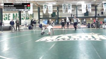 184 lbs Final - Gage Yackee, Navy vs Malachi DuVall, George Mason