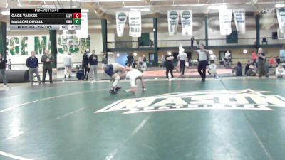 184 lbs Final - Gage Yackee, Navy vs Malachi DuVall, George Mason