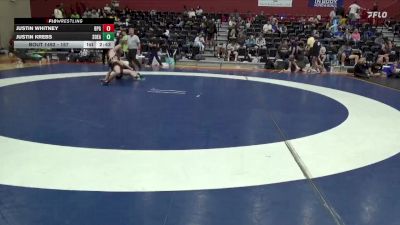 157 lbs Cons. Round 5 - Justin Whitney, Brewton-Parker (GA) vs Justin Krebs, Southeastern