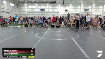 88 lbs Finals (2 Team) - Sawyer Breslin, Ohio Gold vs Ayden Hudson, Armory/Revolution
