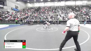 126 lbs Semifinal - Benjamin Kohler, Wasatch vs Gavyn Gappmayer, Brighton