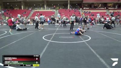 70 lbs Cons. Round 5 - Kaysen Ball, Trailhands vs Henry Pharis, Dakota Boyz Wrestling Club