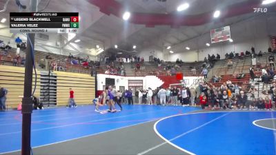 125 lbs Cons. Round 4 - Legend Blackwell, Merrillville Pirates vs Valeria Velez, Perry Meridian Wrestling Club