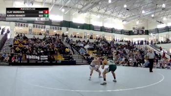 144 lbs 2nd Wrestleback (16 Team) - Aaron Bennett, Ware County vs Clay Murdock, Cambridge