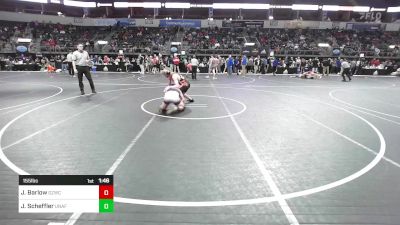 155 lbs Round Of 16 - Jacob Barlow, Ground Zero Wrestling Club vs Jackson Scheffler, Unaffiliated