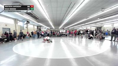 152 lbs Quarterfinal - Grayson Cortright, Binghamton vs Noah Mendez, Shillington